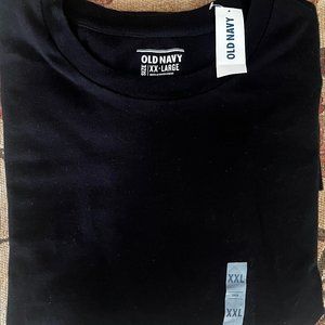 NEW} OLD Navy UNISEX Tee-Shirt/ Black, Size XX Large